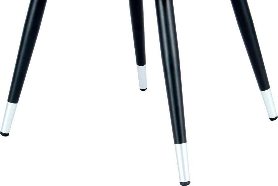 Kayoom Stoel Amino 625 stijlvolle designstoel fluweelzachte bekleding van velvet stof (1 stuk) - Foto 4