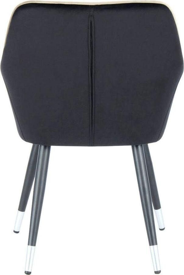 Kayoom Stoel Amino 625 stijlvolle designstoel fluweelzachte bekleding van velvet stof (1 stuk) - Foto 5