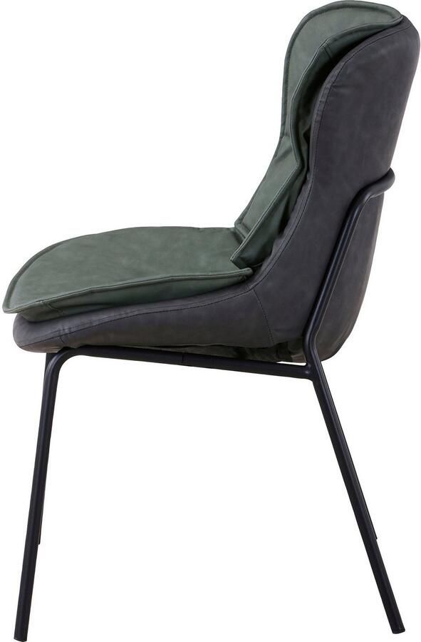 Kayoom Stoel Brady 225 onderhoudsvriendelijk comfortabel aangename zitting met trendy siersteken (1 stuk) - Foto 5