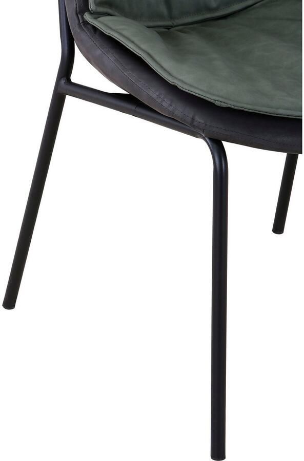 Kayoom Stoel Brady 225 onderhoudsvriendelijk comfortabel aangename zitting met trendy siersteken (1 stuk) - Foto 4