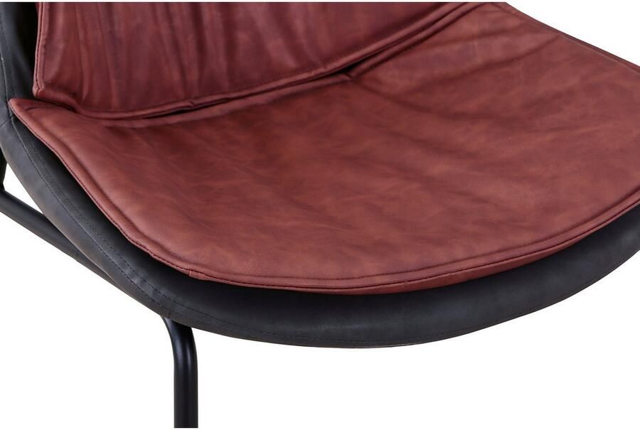 Kayoom Stoel Brady 225 onderhoudsvriendelijk comfortabel aangename zitting met trendy siersteken (1 stuk) - Foto 3