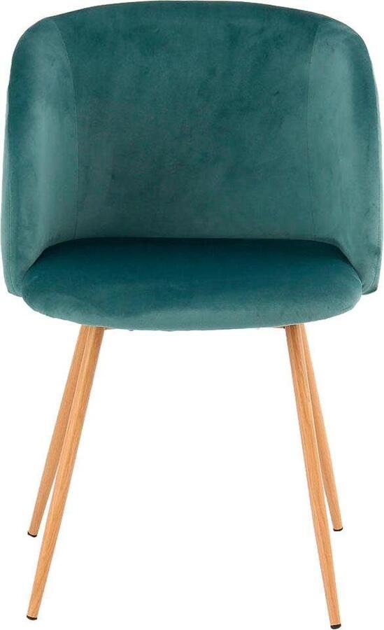 Kayoom Stoel Celina 110 2-pack grijs fluweelzachte bekleding in moderne kleurstelling (set 2 stuks) - Foto 8