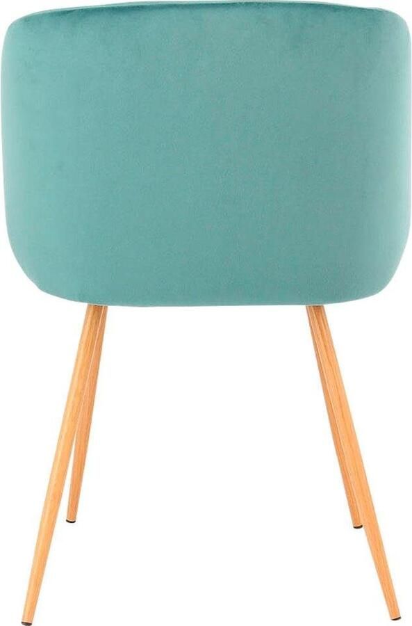 Kayoom Stoel Celina 110 2-pack grijs fluweelzachte bekleding in moderne kleurstelling (set 2 stuks) - Foto 6