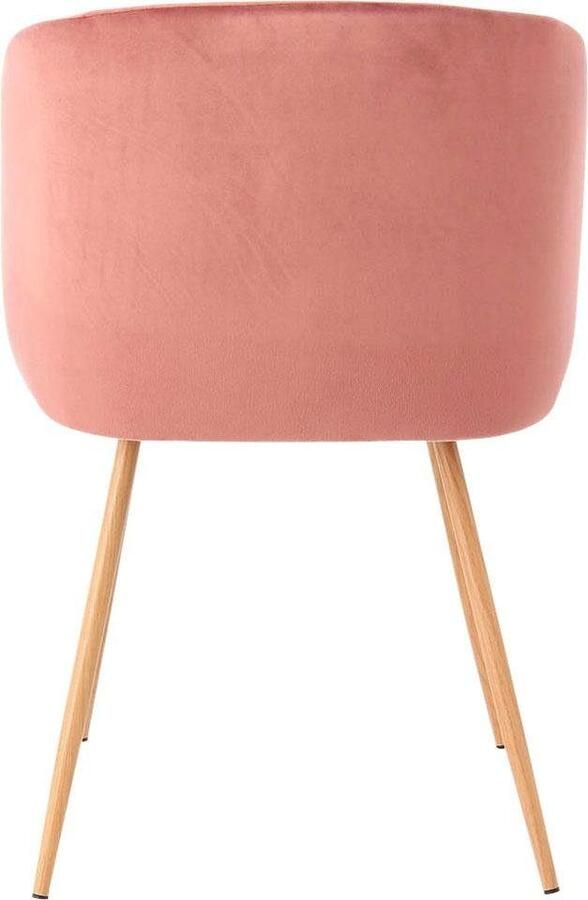 Kayoom Stoel Celina 110 2-pack grijs fluweelzachte bekleding in moderne kleurstelling (set 2 stuks) - Foto 7