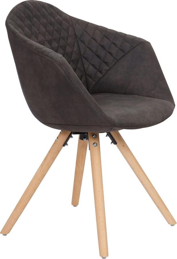 Kayoom Stoel Chadwick 110 2-delige set stijlvol design in natuurlijke kleuren gehouden (set 2 stuks) - Foto 2