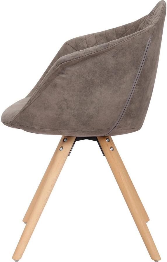 Kayoom Stoel Chadwick 110 2-delige set stijlvol design in natuurlijke kleuren gehouden (set 2 stuks) - Foto 6
