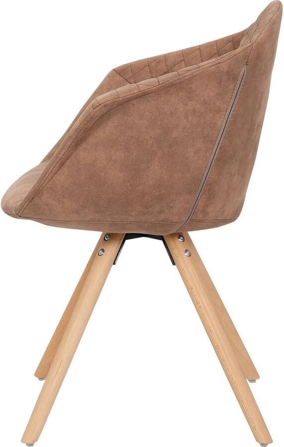 Kayoom Stoel Chadwick 110 2-delige set stijlvol design in natuurlijke kleuren gehouden (set 2 stuks) - Foto 8