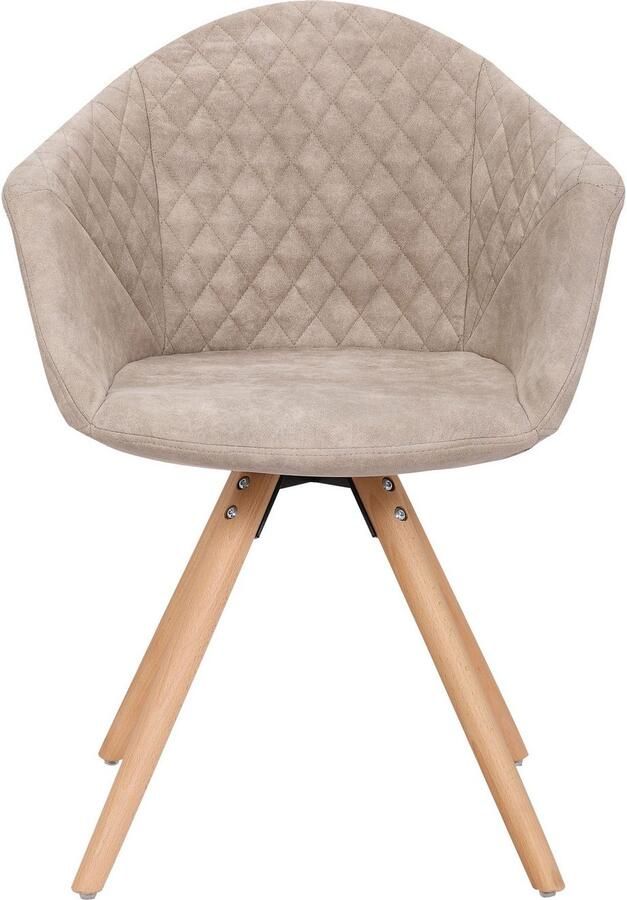 Kayoom Stoel Chadwick 110 2-delige set stijlvol design in natuurlijke kleuren gehouden (set 2 stuks) - Foto 2