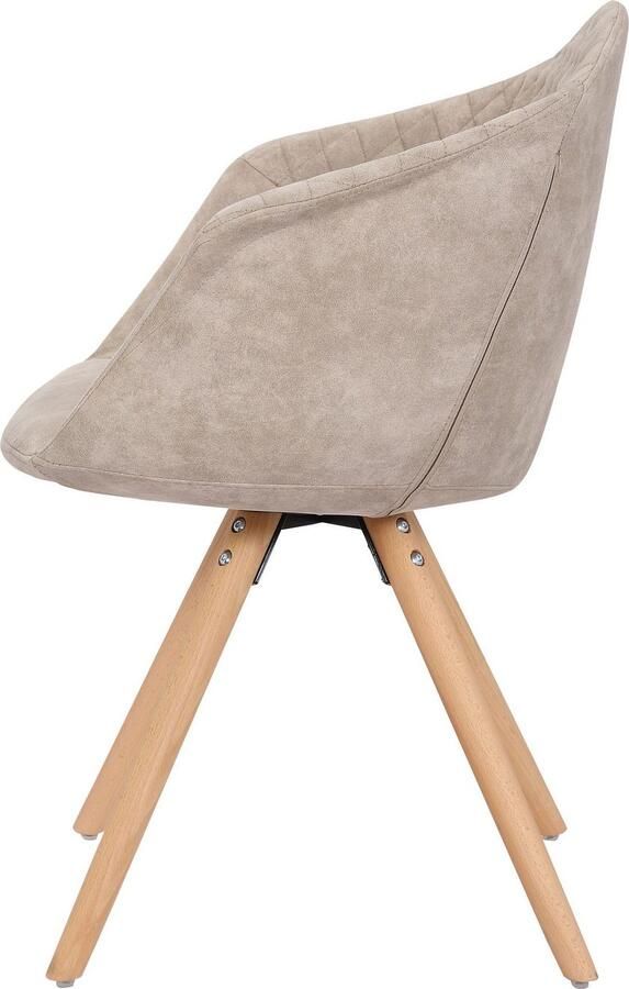 Kayoom Stoel Chadwick 110 2-delige set stijlvol design in natuurlijke kleuren gehouden (set 2 stuks) - Foto 7