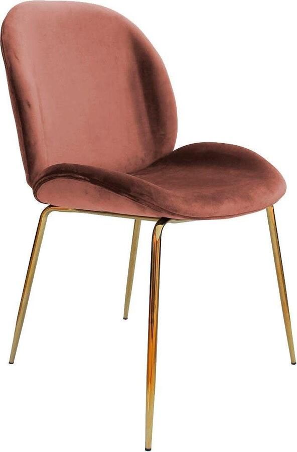 Kayoom Floraya Set 2 eetkamerstoelen Charlize Oudroze 59x47x90cm (LxBxH) Belastbaar tot 150KG - Foto 7