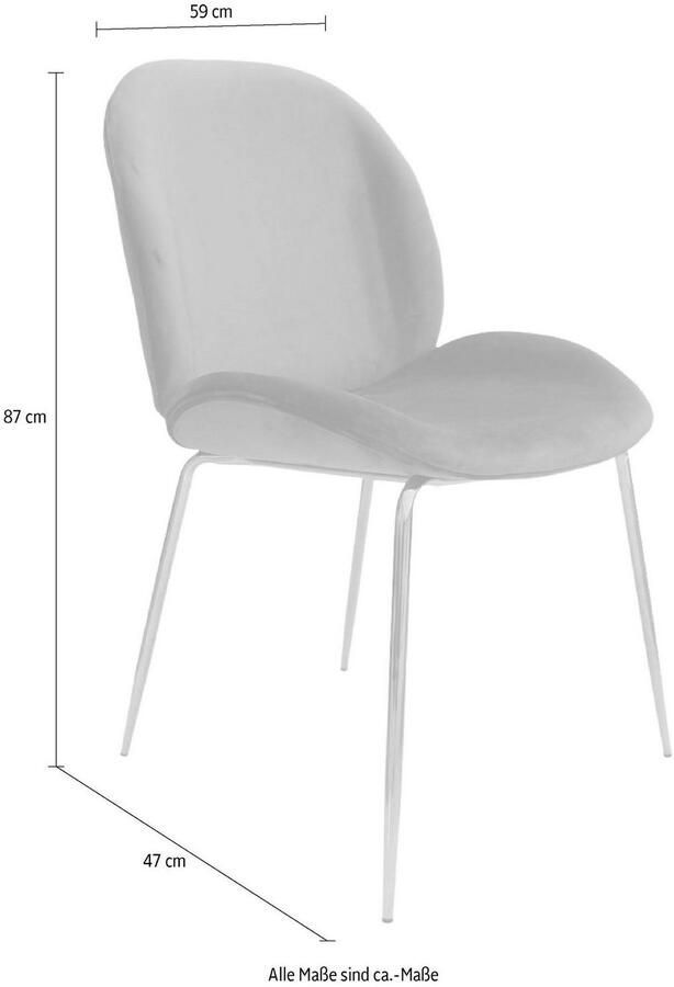 Kayoom Stoel Charlize 110 2-pack TOPSELLER! Eetkamerstoelen moderne uitstraling (set 2 stuks) - Foto 4
