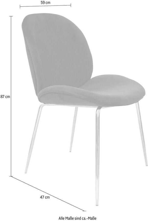 Kayoom Stoel Charlize 110 2-pack TOPSELLER! Eetkamerstoelen moderne uitstraling (set 2 stuks) - Foto 5