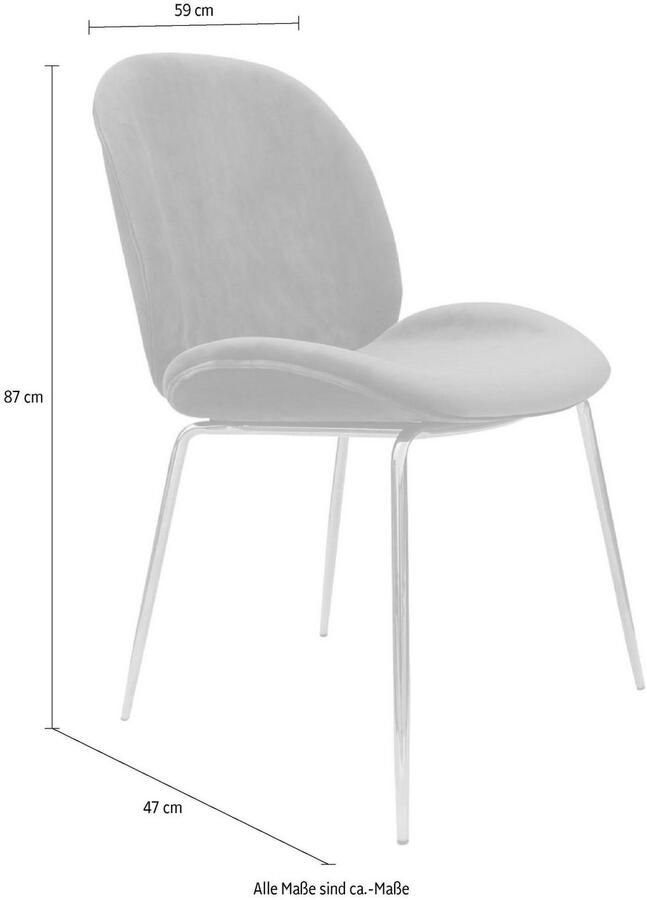 Kayoom Stoel Charlize 110 2-pack TOPSELLER! Eetkamerstoelen moderne uitstraling (set 2 stuks) - Foto 4