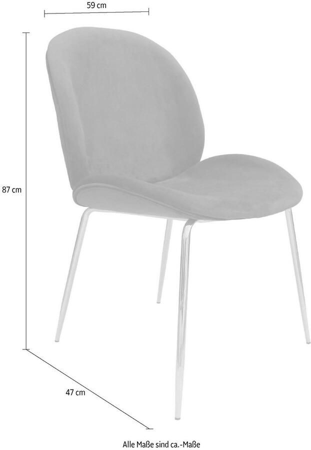 Kayoom Stoel Charlize 110 2-pack TOPSELLER! Eetkamerstoelen moderne uitstraling (set 2 stuks) - Foto 3