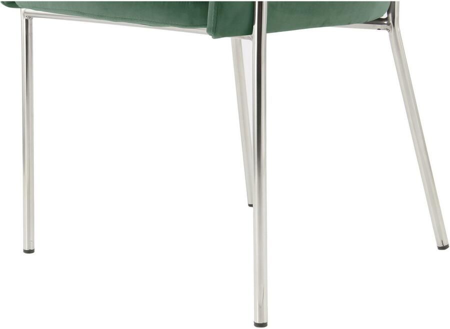 Kayoom Stoel Corey 125 comfortabele stoel trendy retro-look fluweelzachte bekleding onderhoudsvriendelijk zeer gezellig trendy retro-look (1 stuk) - Foto 5