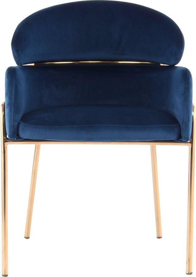 Kayoom Stoel Corey 125 comfortabele stoel trendy retro-look fluweelzachte bekleding onderhoudsvriendelijk zeer gezellig trendy retro-look (1 stuk) - Foto 5