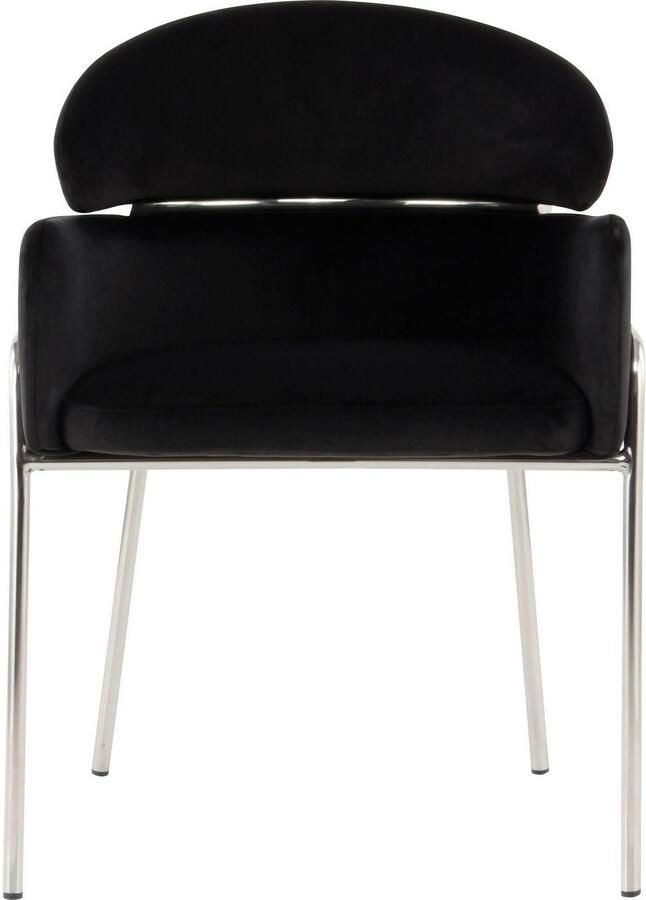 Kayoom Stoel Corey 125 comfortabele stoel trendy retro-look fluweelzachte bekleding onderhoudsvriendelijk zeer gezellig trendy retro-look (1 stuk) - Foto 4