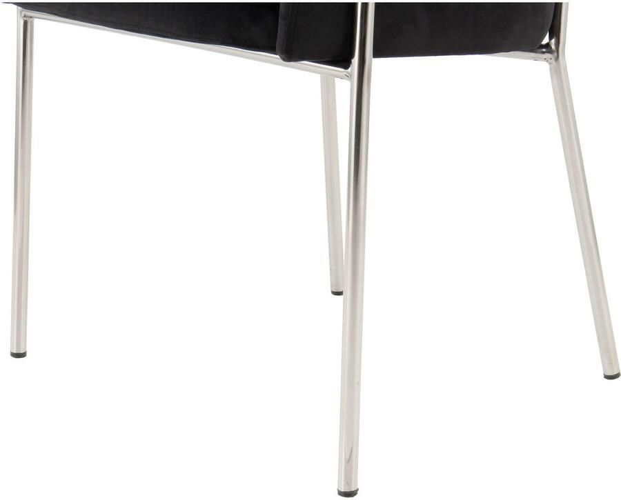 Kayoom Stoel Corey 125 comfortabele stoel trendy retro-look fluweelzachte bekleding onderhoudsvriendelijk zeer gezellig trendy retro-look (1 stuk)