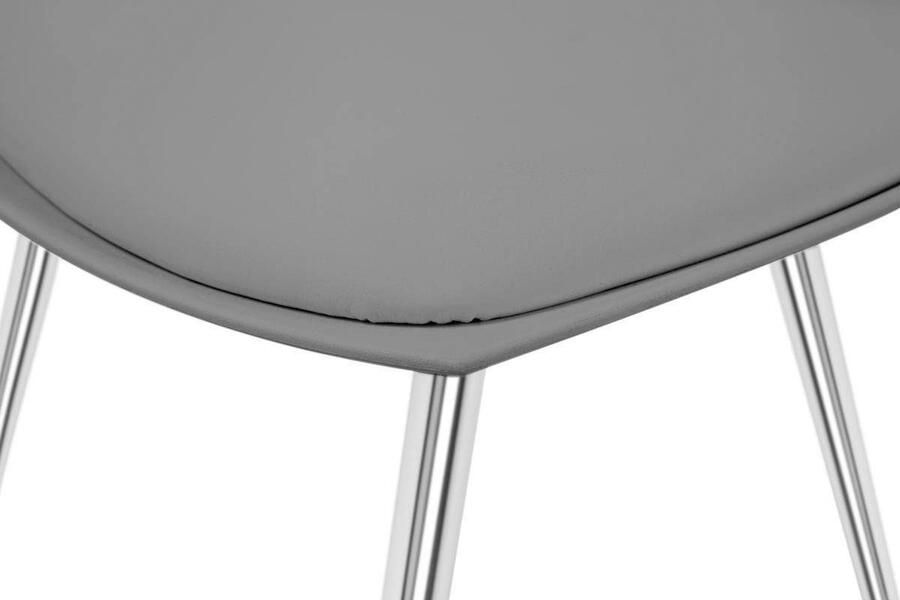Kayoom Stoel Dakota 110 4-delige set kunstleer bekleding zitting van schuim ergonomisch comfortabel onderhoudsvriendelijk kunstlederen bekleding - Foto 2