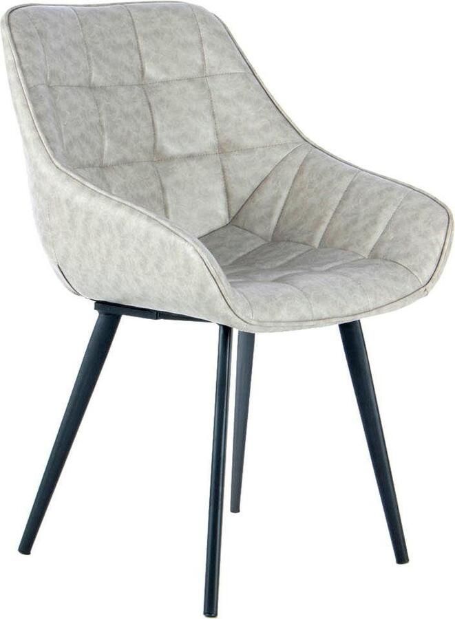 Kayoom Stoel Demi 325 2-delige set relaxstoel effen kleurontwerp onderhoudsvriendelijk elegante uitstraling in subtiele kleuren (set 2 stuks) - Foto 4