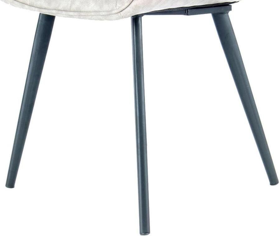 Kayoom Stoel Demi 325 2-delige set relaxstoel effen kleurontwerp onderhoudsvriendelijk elegante uitstraling in subtiele kleuren (set 2 stuks)