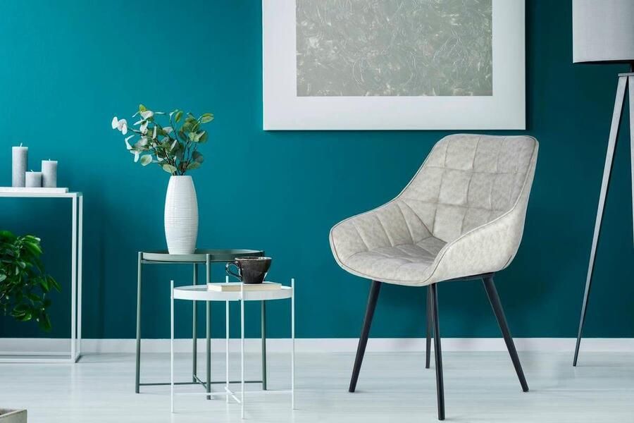 Kayoom Stoel Demi 325 2-delige set relaxstoel effen kleurontwerp onderhoudsvriendelijk elegante uitstraling in subtiele kleuren (set 2 stuks) - Foto 6