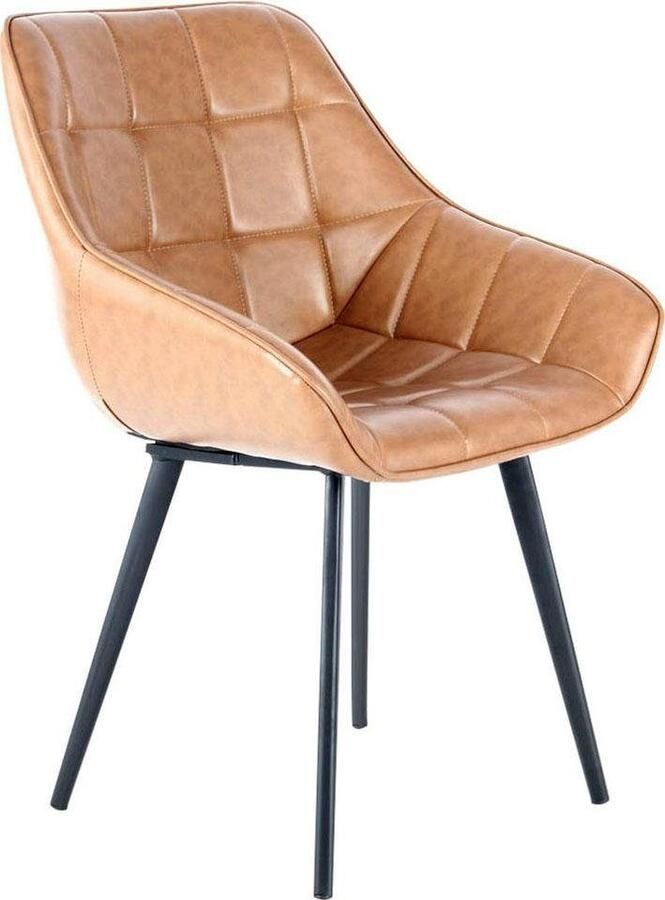 Kayoom Stoel Demi 325 2-delige set relaxstoel effen kleurontwerp onderhoudsvriendelijk elegante uitstraling in subtiele kleuren (set 2 stuks) - Foto 3