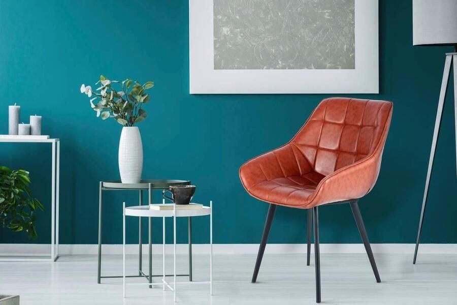 Kayoom Stoel Demi 325 2-delige set relaxstoel effen kleurontwerp onderhoudsvriendelijk elegante uitstraling in subtiele kleuren (set 2 stuks) - Foto 6