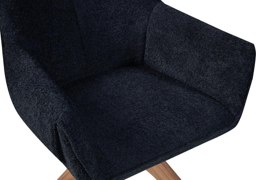 Floraya Eetkamerstoel Dian Antraciet 64x64x84 cm Maximaal draagvermogen 130KG - Foto 6