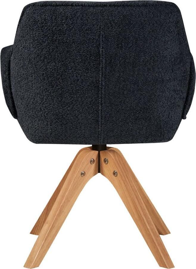 Floraya Eetkamerstoel Dian Antraciet 64x64x84 cm Maximaal draagvermogen 130KG - Foto 4