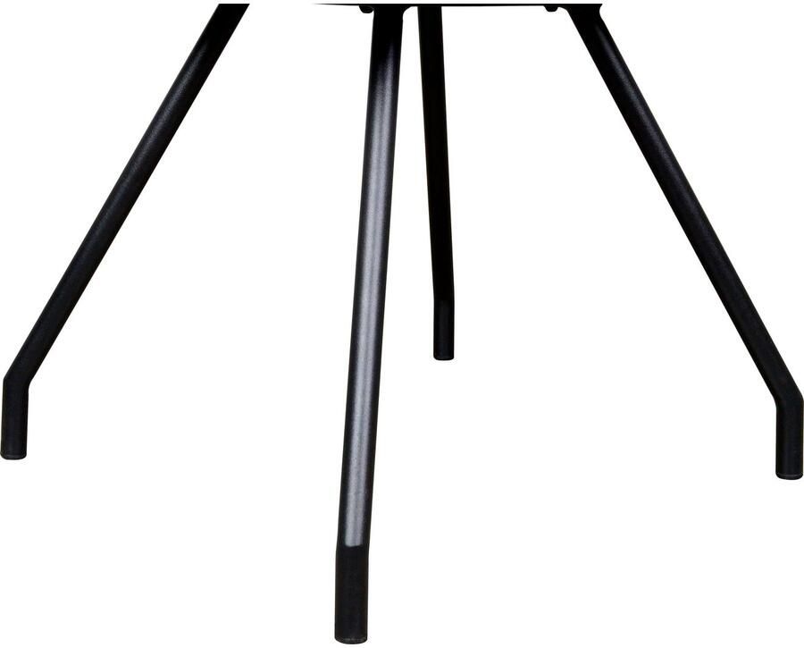 Kayoom Stoel Eaden 225 2-pack fluweelachtige stofbekleding paspel van kunstleer stijlvol onderhoudsvriendelijk eigentijdse kleurstelling fluweelachtige stofbekleding (set 2 stuks) - Foto 2