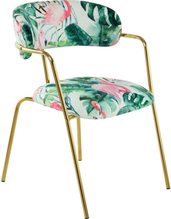 Kayoom Stoel Forest 425 2-delige set fluweelzachte bekleding met hoog zitcomfort (set 2 stuks) - Foto 2