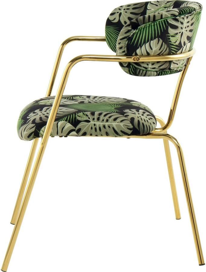 Kayoom Stoel Forest 625 2-delige set fluweelzachte bekleding met hoog zitcomfort (set 2 stuks) - Foto 3