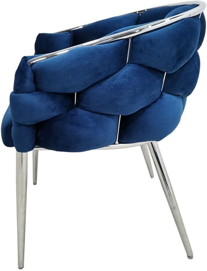 Kayoom Stoel Grace 125 2-delige set frame van ijzer comfortabel gepolsterd (set 2 stuks) - Foto 4