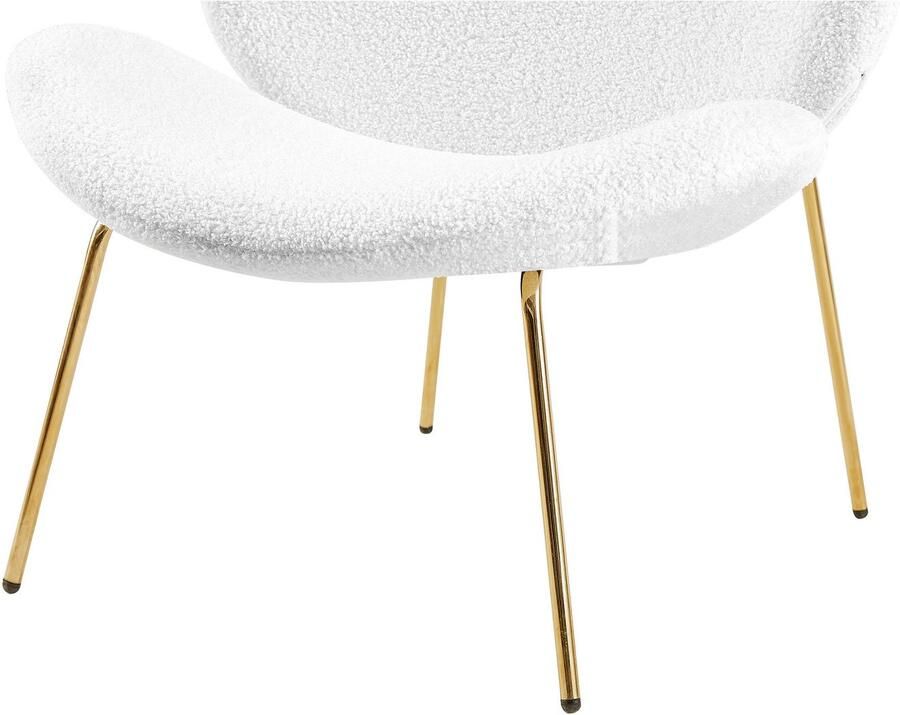 Kayoom Stoel Jaden 125 2-pack in trendy stof met kreukeleffect Esthetisch minimalistisch ontwerp bouclé stof breed zitten (set 2 stuks) - Foto 8