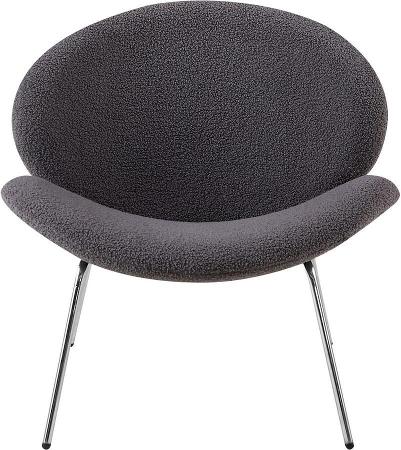 Kayoom Stoel Jaden 125 2-pack in trendy stof met kreukeleffect Esthetisch minimalistisch ontwerp bouclé stof breed zitten (set 2 stuks) - Foto 3