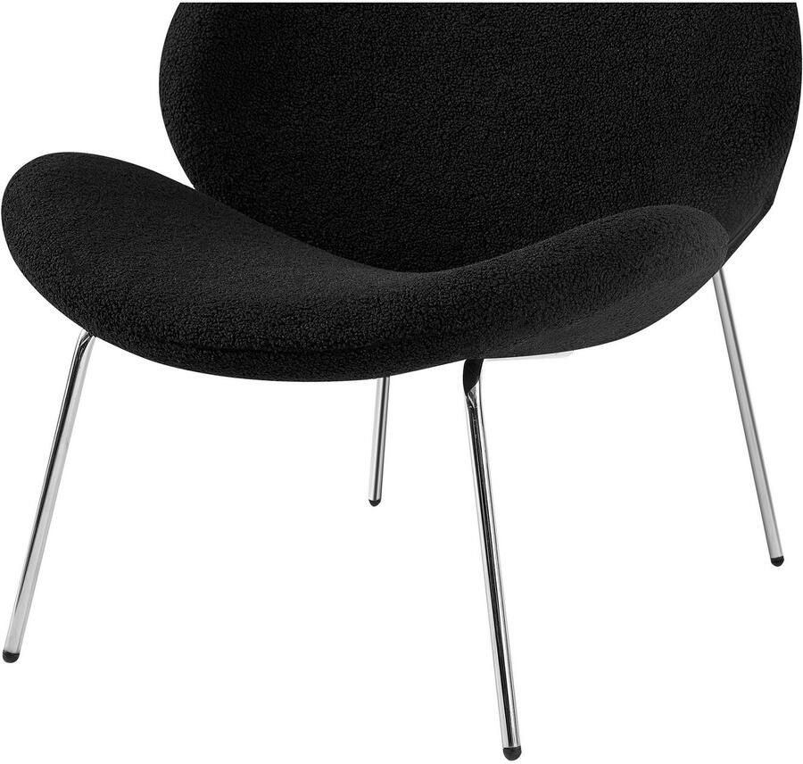 Kayoom Stoel Jaden 125 2-pack in trendy stof met kreukeleffect Esthetisch minimalistisch ontwerp bouclé stof breed zitten (set 2 stuks)