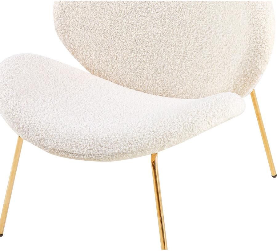 Kayoom Stoel Jaden 125 2-pack in trendy stof met kreukeleffect Esthetisch minimalistisch ontwerp bouclé stof breed zitten (set 2 stuks) - Foto 5