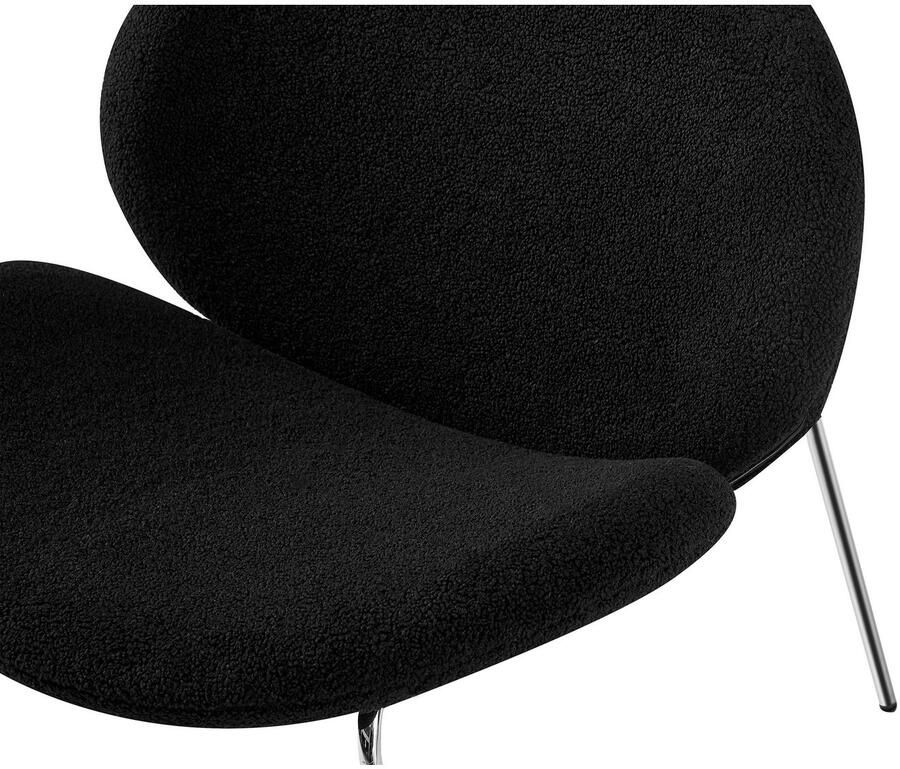 Kayoom Stoel Jaden 125 2-pack in trendy stof met kreukeleffect Esthetisch minimalistisch ontwerp bouclé stof breed zitten (set 2 stuks) - Foto 5