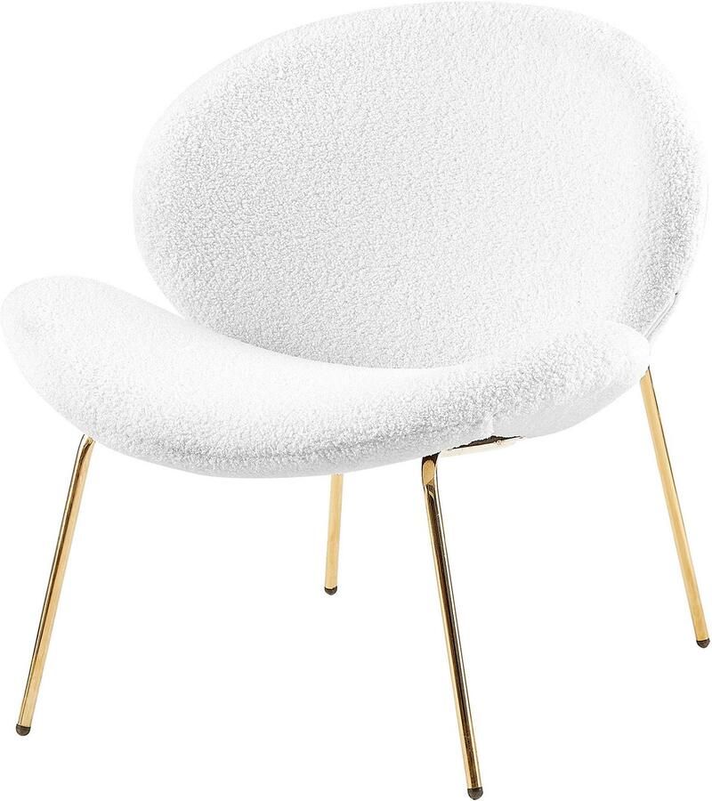 Kayoom Stoel Jaden 125 2-pack in trendy stof met kreukeleffect Esthetisch minimalistisch ontwerp bouclé stof breed zitten (set 2 stuks) - Foto 5