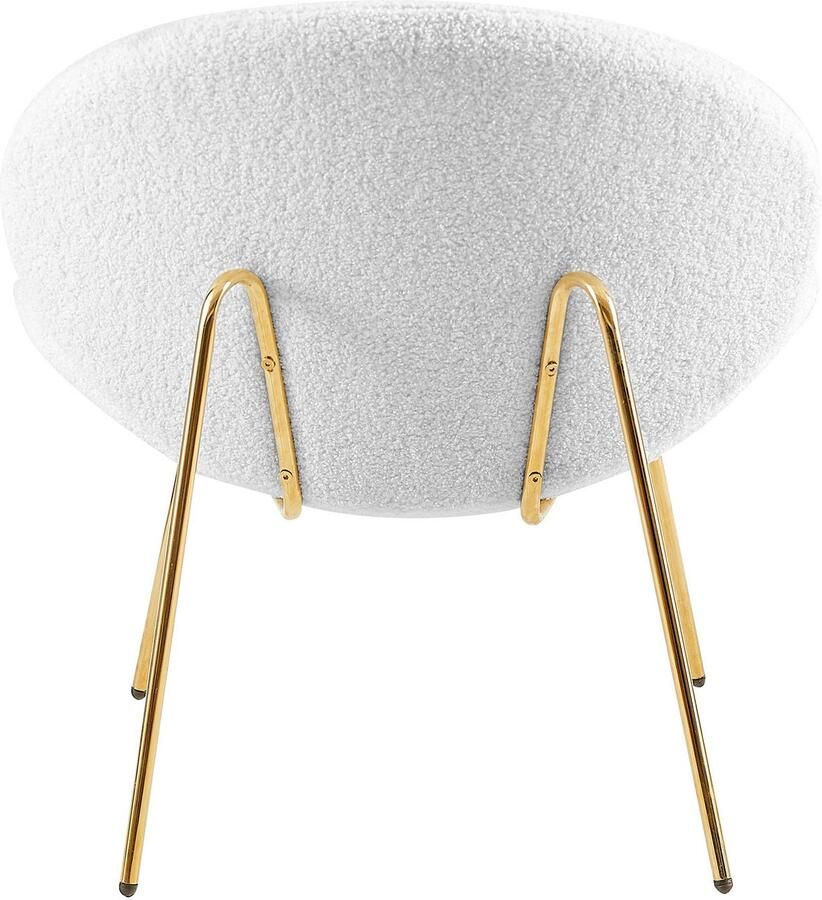 Kayoom Stoel Jaden 125 2-pack in trendy stof met kreukeleffect Esthetisch minimalistisch ontwerp bouclé stof breed zitten (set 2 stuks) - Foto 2