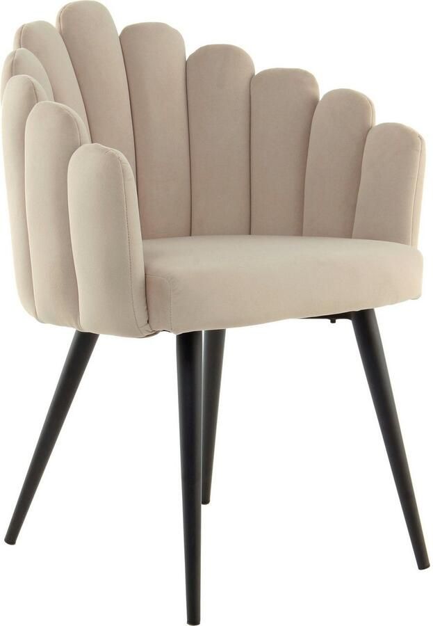 Kayoom Stoel Jeane 625 met fluweelzachte bekleding comfortabel en gezellig fluweelzachte bekleding modern comfortabel en gezellig met fluweelzachte bekleding (1 stuk) - Foto 3