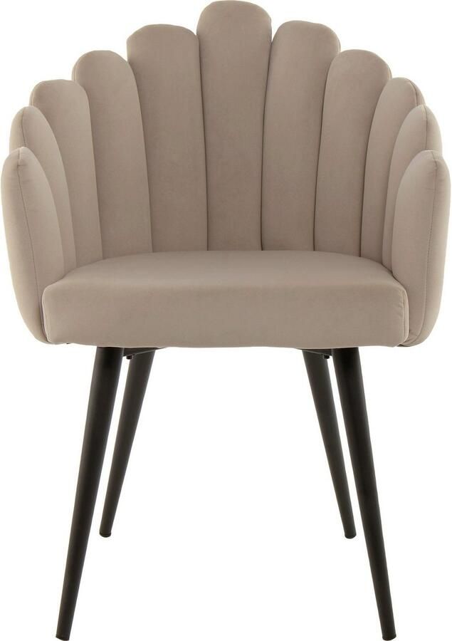 Kayoom Stoel Jeane 625 met fluweelzachte bekleding comfortabel en gezellig fluweelzachte bekleding modern comfortabel en gezellig met fluweelzachte bekleding (1 stuk) - Foto 2