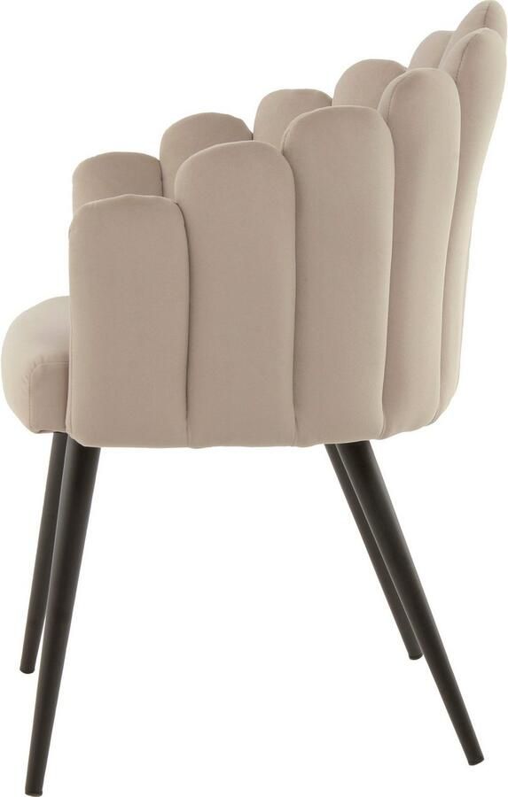 Kayoom Stoel Jeane 625 met fluweelzachte bekleding comfortabel en gezellig fluweelzachte bekleding modern comfortabel en gezellig met fluweelzachte bekleding (1 stuk) - Foto 5