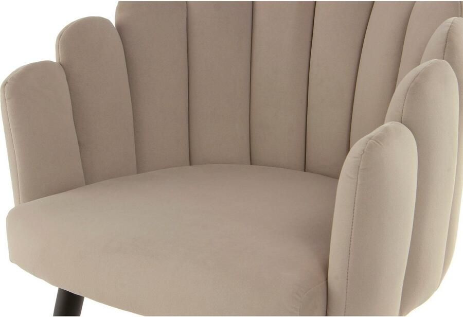 Kayoom Stoel Jeane 625 met fluweelzachte bekleding comfortabel en gezellig fluweelzachte bekleding modern comfortabel en gezellig met fluweelzachte bekleding (1 stuk) - Foto 4