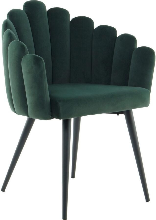 Kayoom Stoel Jeane 625 met fluweelzachte bekleding comfortabel en gezellig fluweelzachte bekleding modern comfortabel en gezellig met fluweelzachte bekleding (1 stuk) - Foto 4