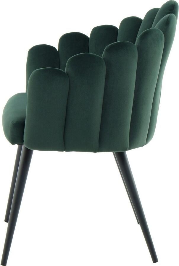 Kayoom Stoel Jeane 625 met fluweelzachte bekleding comfortabel en gezellig fluweelzachte bekleding modern comfortabel en gezellig met fluweelzachte bekleding (1 stuk) - Foto 5