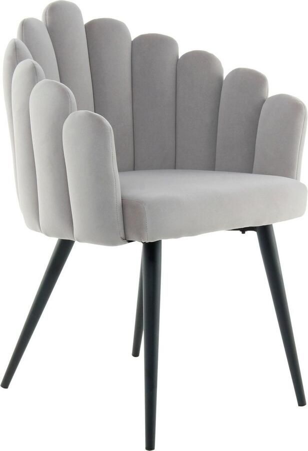 Kayoom Stoel Jeane 625 met fluweelzachte bekleding comfortabel en gezellig fluweelzachte bekleding modern comfortabel en gezellig met fluweelzachte bekleding (1 stuk) - Foto 3