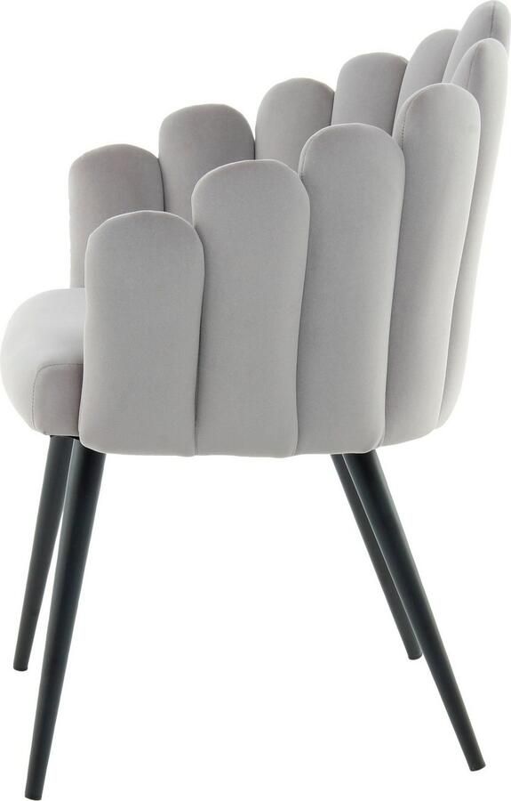 Kayoom Stoel Jeane 625 met fluweelzachte bekleding comfortabel en gezellig fluweelzachte bekleding modern comfortabel en gezellig met fluweelzachte bekleding (1 stuk) - Foto 5