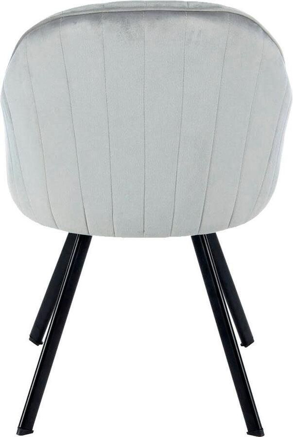 Kayoom Stoel Jodie 125 2-pack zitting met bekleding fluweelzachte bekleding comfortabel effen ontwerp (set 2 stuks) - Foto 6